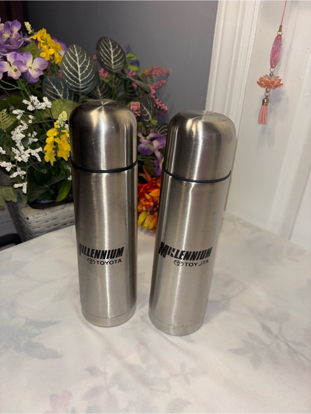 Stainless Steel Travel Bottle - Silver